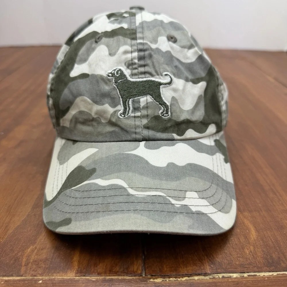 The Black Dog Youth Camo Baseball Cap Hat Kids Boys Girls 5-12 Strapback